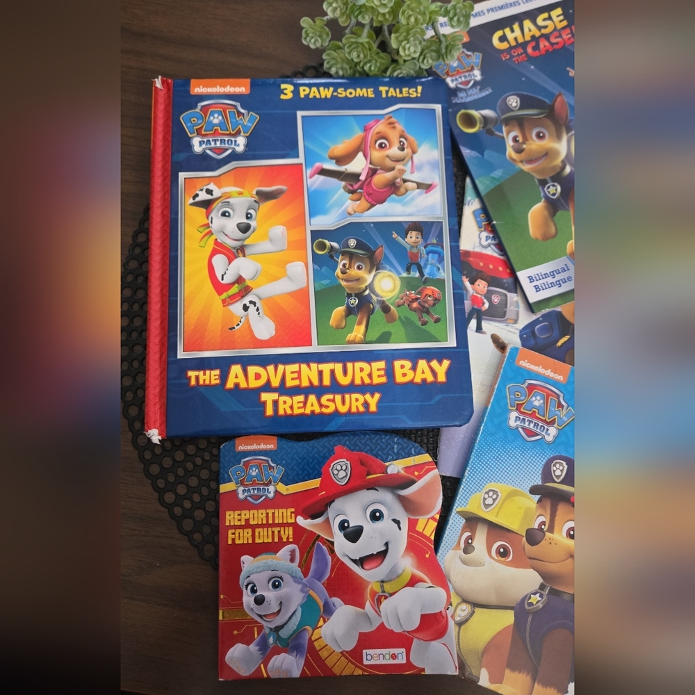 5 for $25 Paw Patrol Book Lot Kids Reading Beginners Boys Girls Books Ryder - Picture 4 of 5